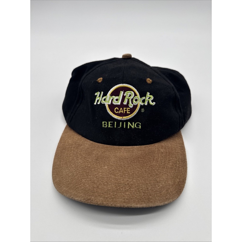 Vintage Rare Hard Rock Cafe Beijing Adult Baseball Snapback Hat Cap